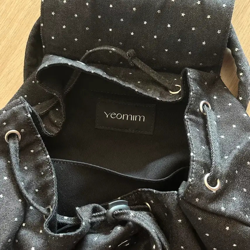 [BUNJANG] Yeomi Mini Day Star Black Backpack / 여밈 미니데이 스타블랙 백팩