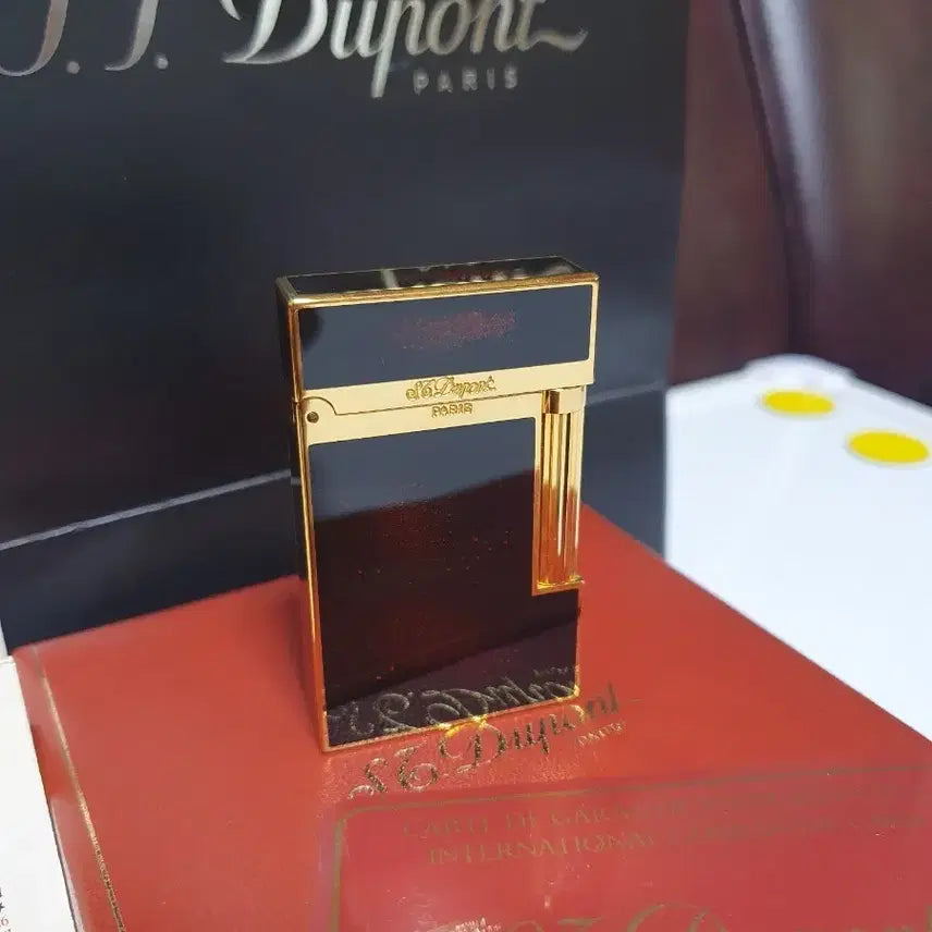 [BUNJANG] Dupont Line 2 CA16890 Lighter Set / [새상품,풀세트] 듀퐁라이터 라인2 ca16890 금사 옻칠 금장 듀퐁