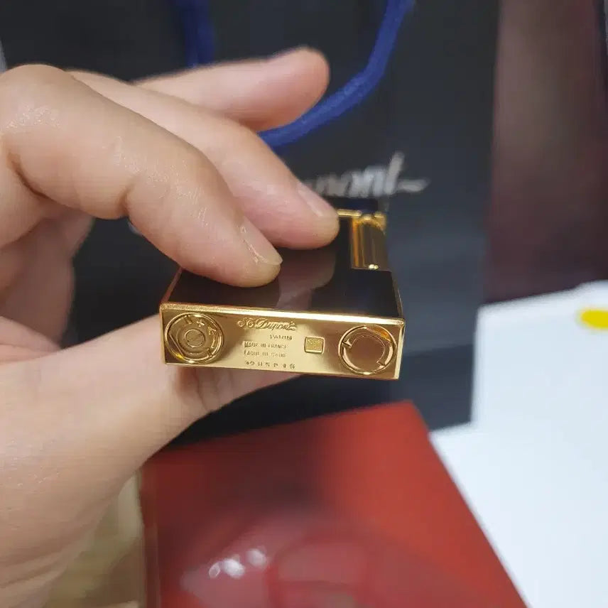 [BUNJANG] Dupont Line 2 CA16890 Lighter Set / [새상품,풀세트] 듀퐁라이터 라인2 ca16890 금사 옻칠 금장 듀퐁