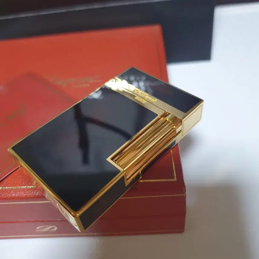 [BUNJANG] Dupont Line 2 CA16890 Lighter Set / [새상품,풀세트] 듀퐁라이터 라인2 ca16890 금사 옻칠 금장 듀퐁