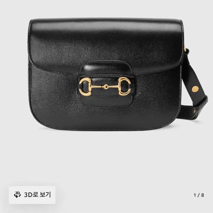 [BUNJANG] Gucci Horsebit 1955 Medium Shoulder Bag Black / 구찌 홀스빗 1955 미디엄 숄더백 블랙