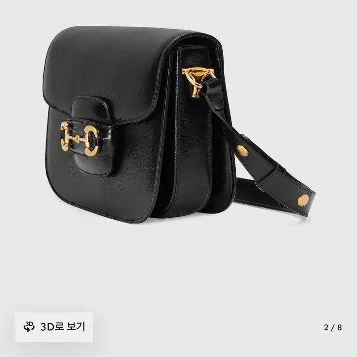 [BUNJANG] Gucci Horsebit 1955 Medium Shoulder Bag Black / 구찌 홀스빗 1955 미디엄 숄더백 블랙