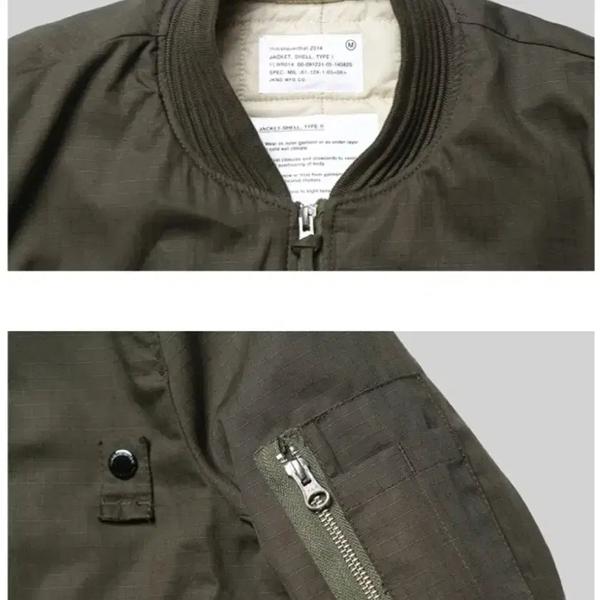 [BUNJANG] thisisneverthat MA-1 Olive Blouson [L] / 디스이즈네버댓 MA-1 올리브 블루종 [L]