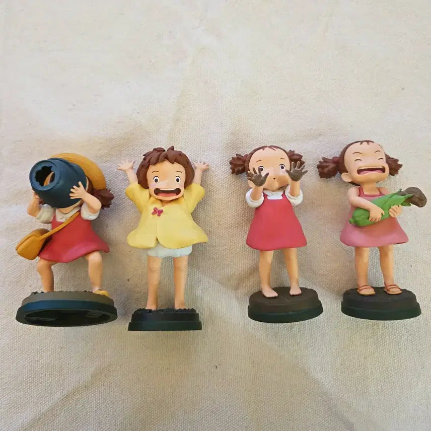 [BUNJANG] Ghibli Mei Figure Bundle Set / [정품] 지브리 메이 피규어 4종 일괄