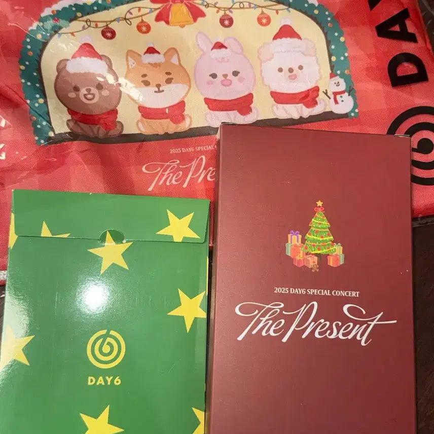 [BUNJANG] DAY6 Concert String Bag + Photocard + Socks / 미개봉)데이식스 선물콘 클콘 스트링백 막콘 입장포카 양말