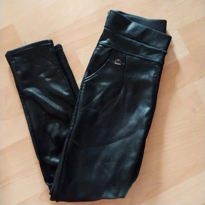 [BUNJANG] Black Leggings Style Pants / 블랙 레깅스 스타일 바지
