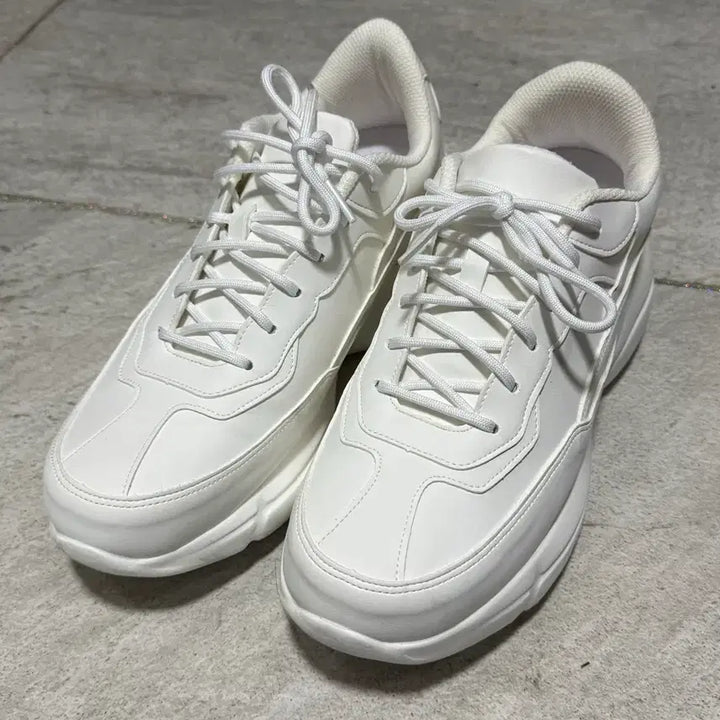 [BUNJANG] DANOPI Ato 7cm Platform Ugly Shoes White / 다노피 아토 7cm 키높이 어글리슈즈 화이트