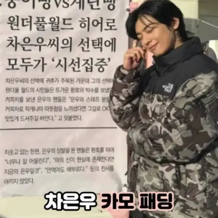 [BUNJANG] The North Face 1996 Nuptse Camo Padded Jacket / (L,100)노스페이스1996눕시 카모 패딩