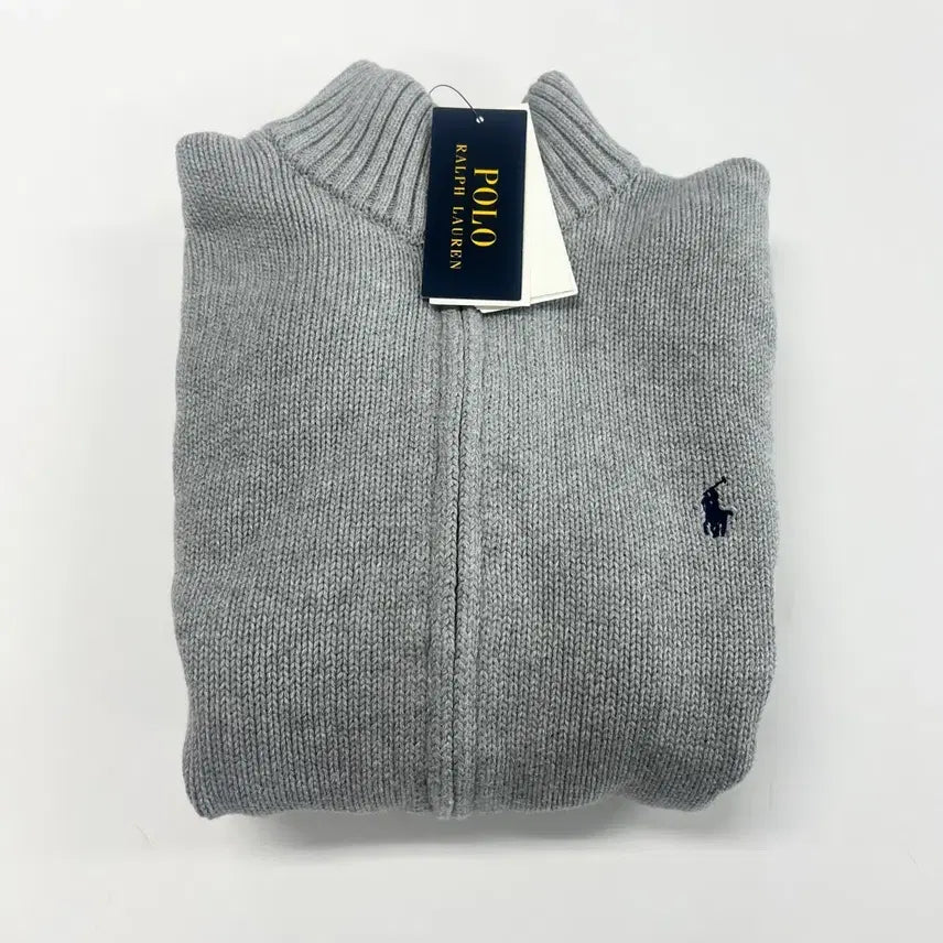 [BUNJANG] Polo Ralph Lauren Cotton Full Zip Sweater / [L] 폴로 랄프로렌 코튼 풀 지퍼 스웨터 CEPOSWEY