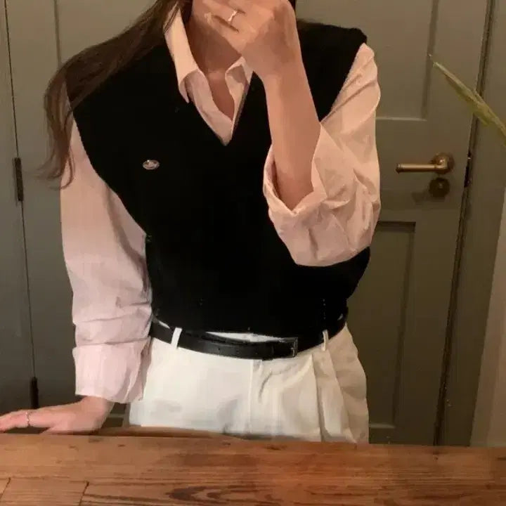 [BUNJANG] URBANE Pome Striped Loose Fit Shirt / URBANE 포메 스트라이프 루즈핏 셔츠 미사용 새상품