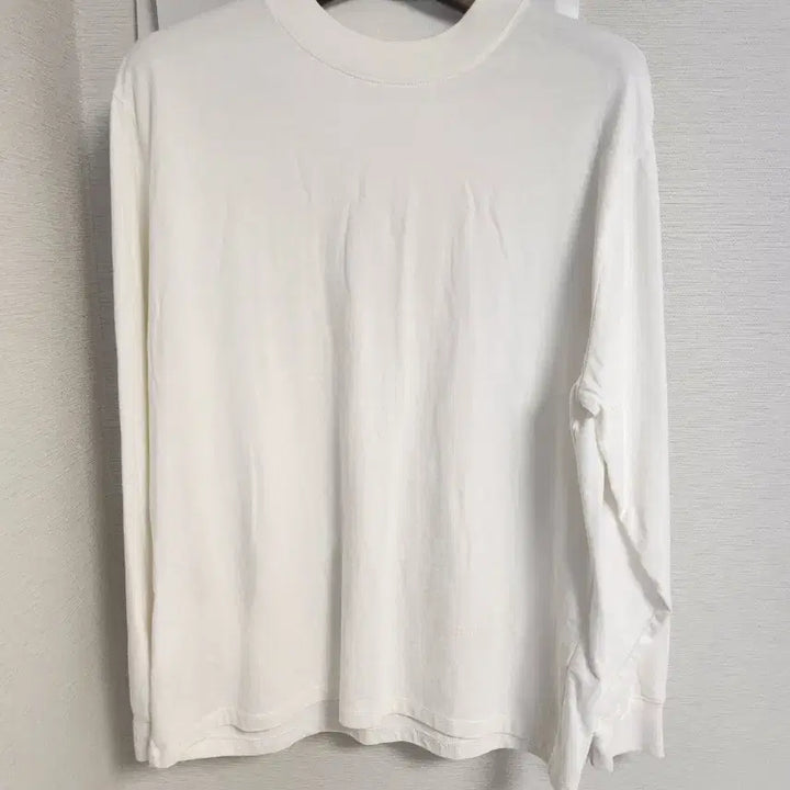 [BUNJANG] Essential Long Sleeve Ivory M / 에센셜 롱슬리브 아이보리 m
