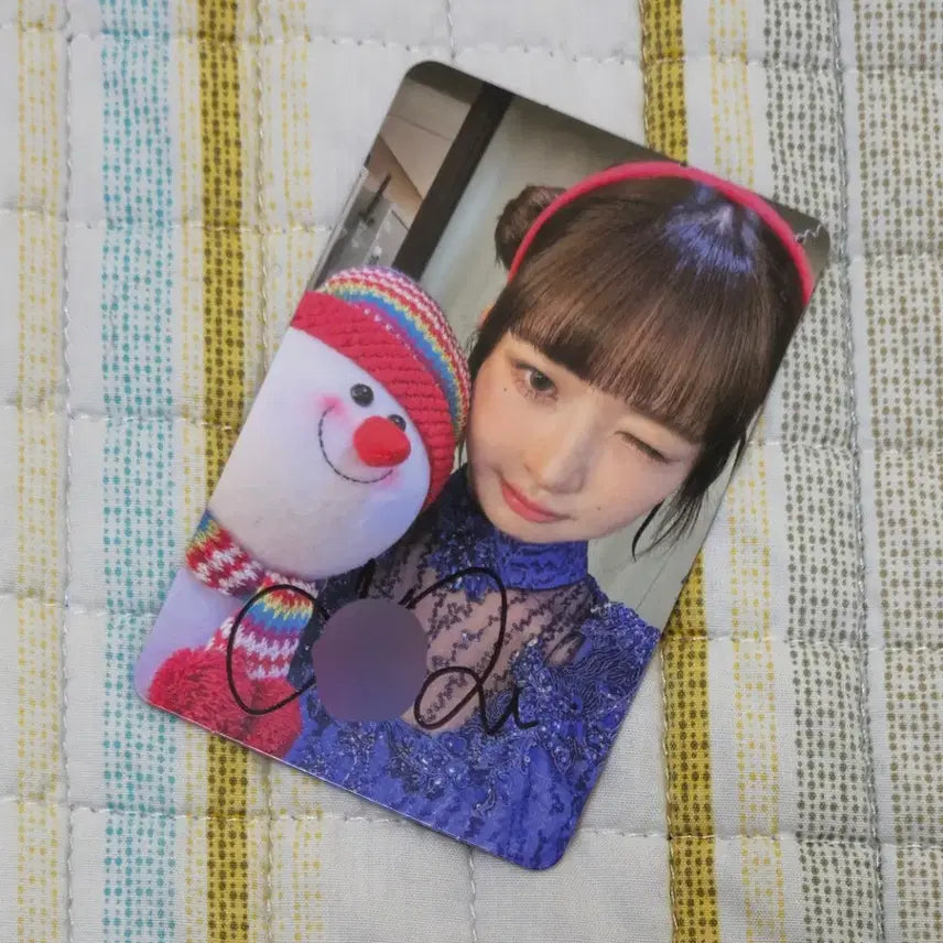 아이브 마인 사웨 미공포 레이 싸포 싸인포카 판매해요! 유진원영