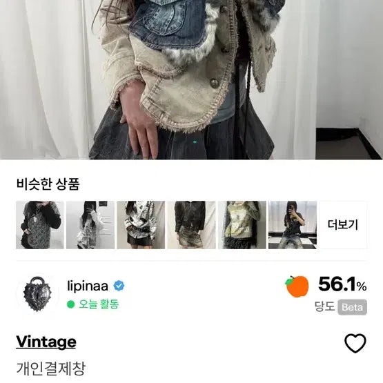 [BUNJANG] lipinaa Vintage Set / lipinaa 빈티지 세트 오리엔탈 y2k