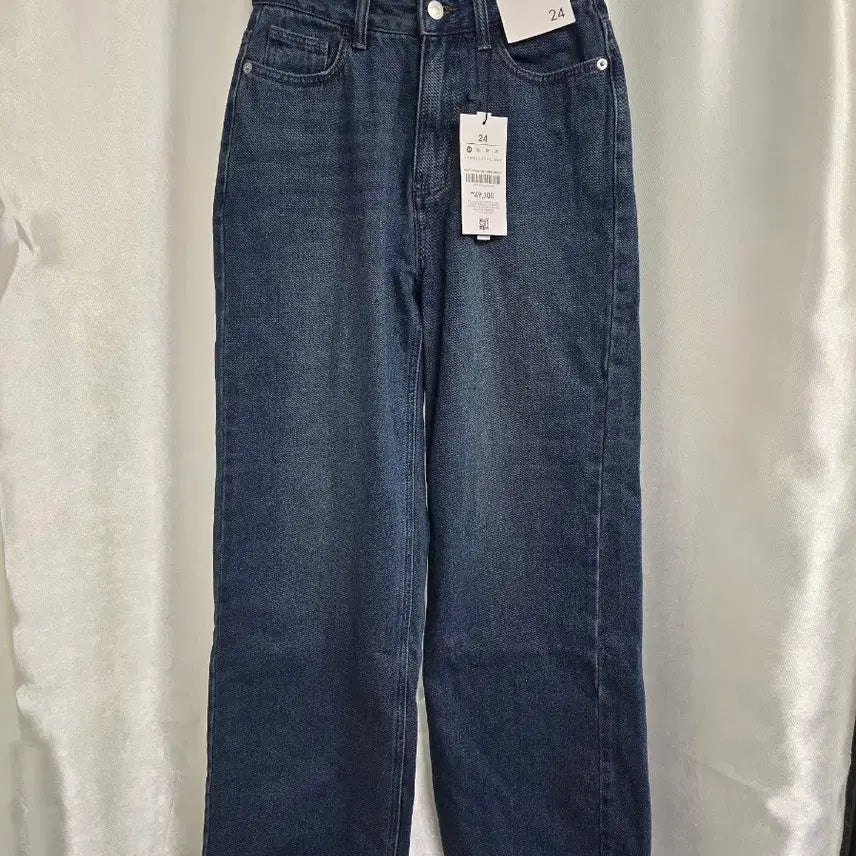 [BUNJANG] MIXXO Denim Wide Pants / MIXXO 데님 와이드 팬츠 (1553)