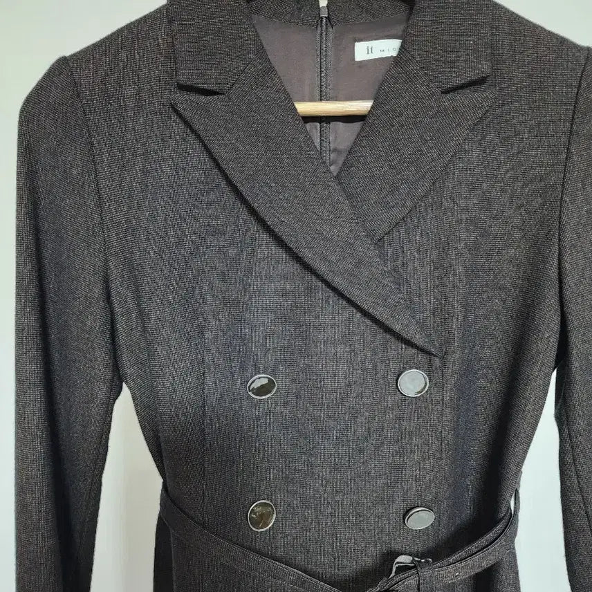 [BUNJANG] IT MICHAA Brown Pleated Dress 55 Size / 잇미샤 브라운 플리츠 원피스 55사이즈