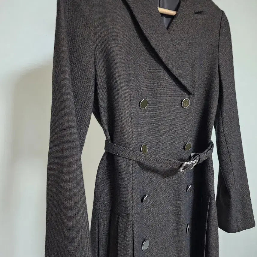 [BUNJANG] IT MICHAA Brown Pleated Dress 55 Size / 잇미샤 브라운 플리츠 원피스 55사이즈