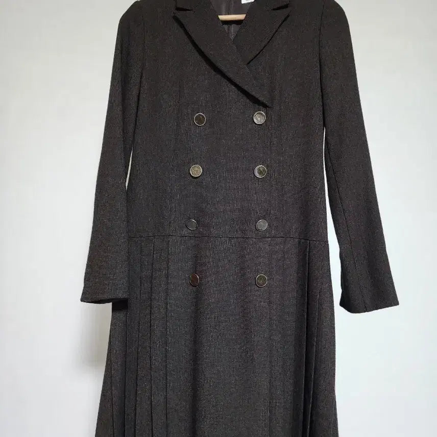 [BUNJANG] IT MICHAA Brown Pleated Dress 55 Size / 잇미샤 브라운 플리츠 원피스 55사이즈