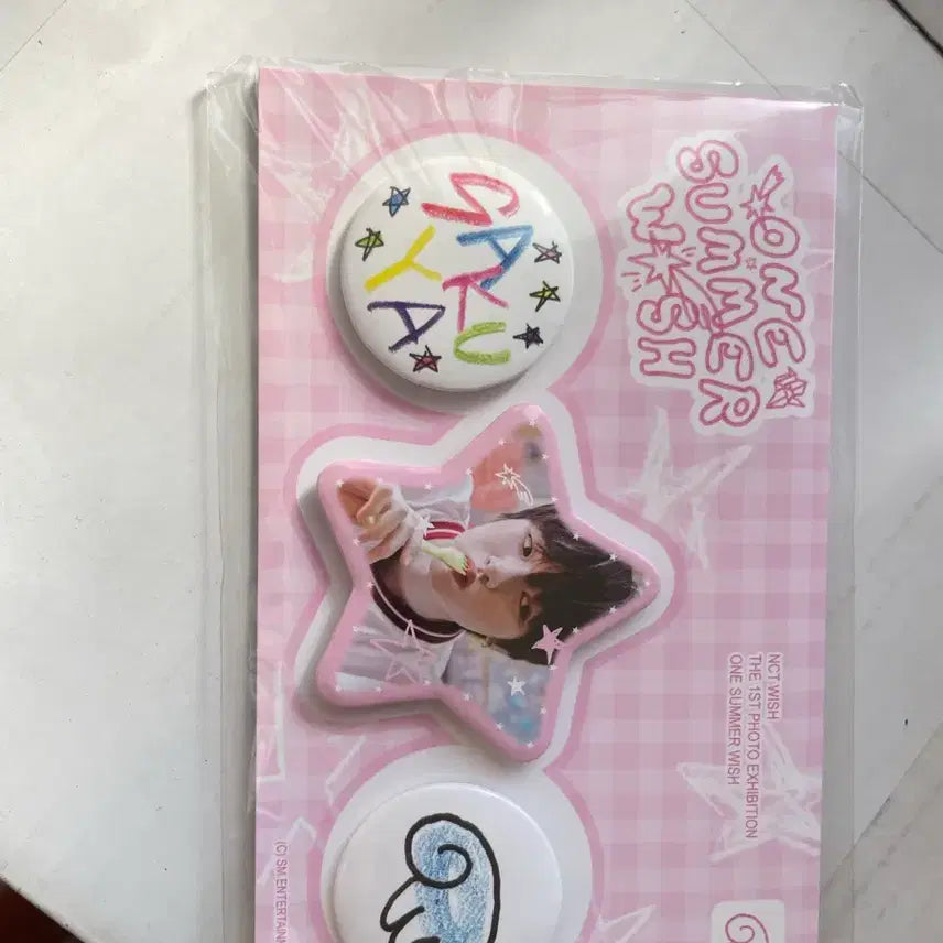 [BUNJANG] NCT WISH Sakuya Badge Set / 사쿠야 뱃지