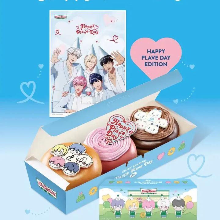 [BUNJANG] PLAVE Crispy Collaboration Poster + Chocolate Set / 플레이브 크리스피 콜라보 브로마이드 포스터 + 초코렛(캐릭터ver 2개)