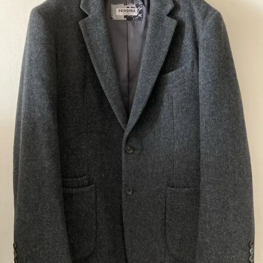 [BUNJANG] Renoma Cashmere Wool Suit Jacket / 레노마 캐시미어 모직 정장 자켓 그레이