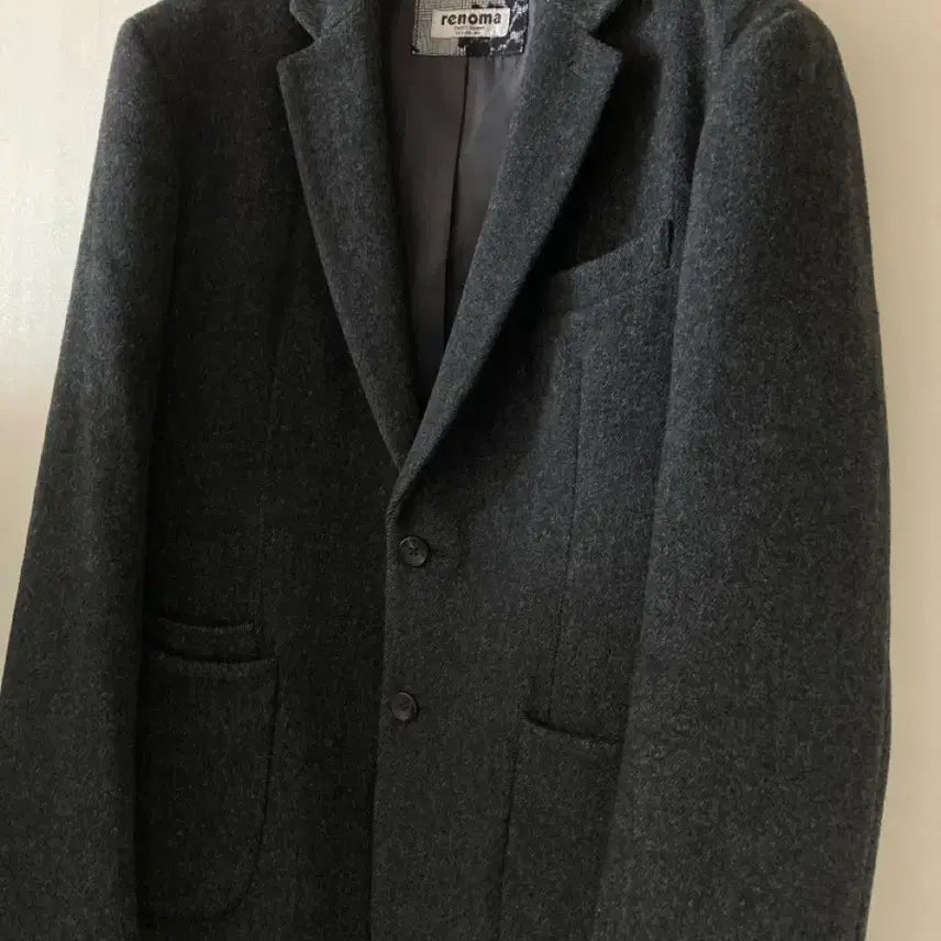 [BUNJANG] Renoma Cashmere Wool Suit Jacket / 레노마 캐시미어 모직 정장 자켓 그레이