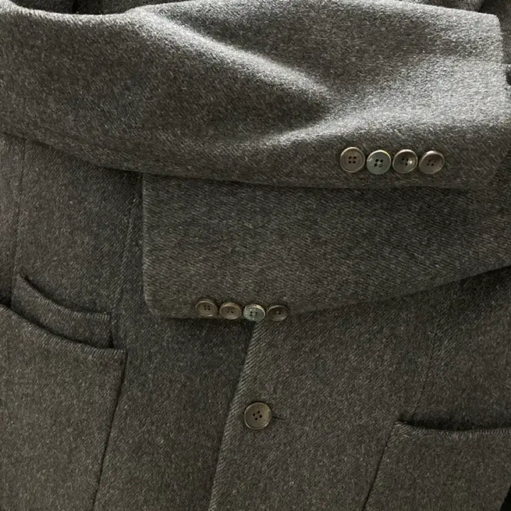 [BUNJANG] Renoma Cashmere Wool Suit Jacket / 레노마 캐시미어 모직 정장 자켓 그레이