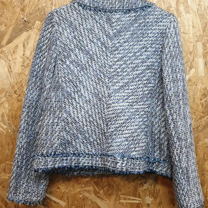 [BUNJANG] MICHAA Blue Tweed Jacket / MICHAA미샤 블루트위드 자켓(정품)55