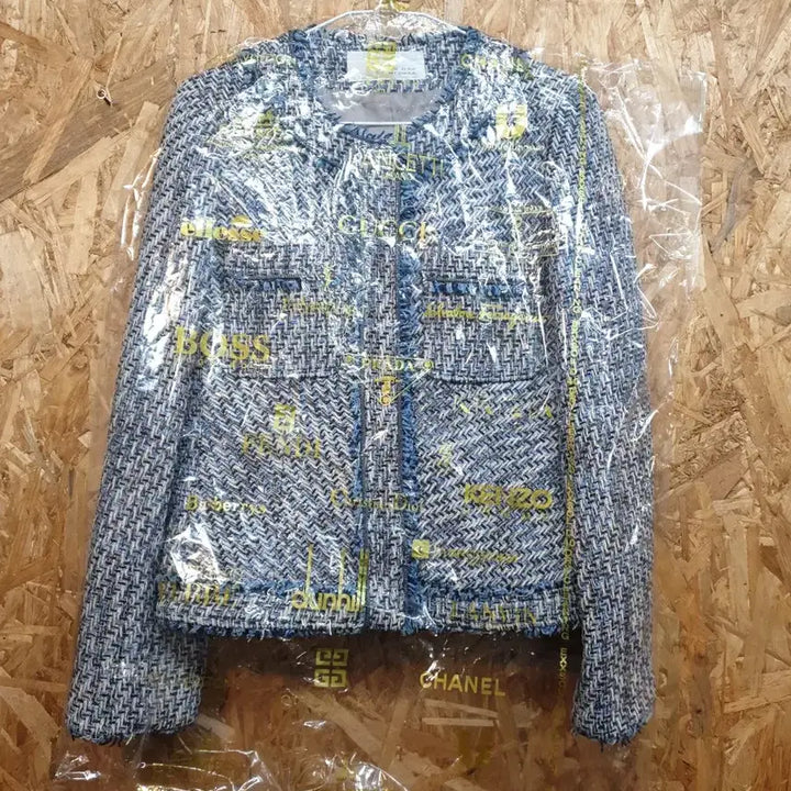 [BUNJANG] MICHAA Blue Tweed Jacket / MICHAA미샤 블루트위드 자켓(정품)55