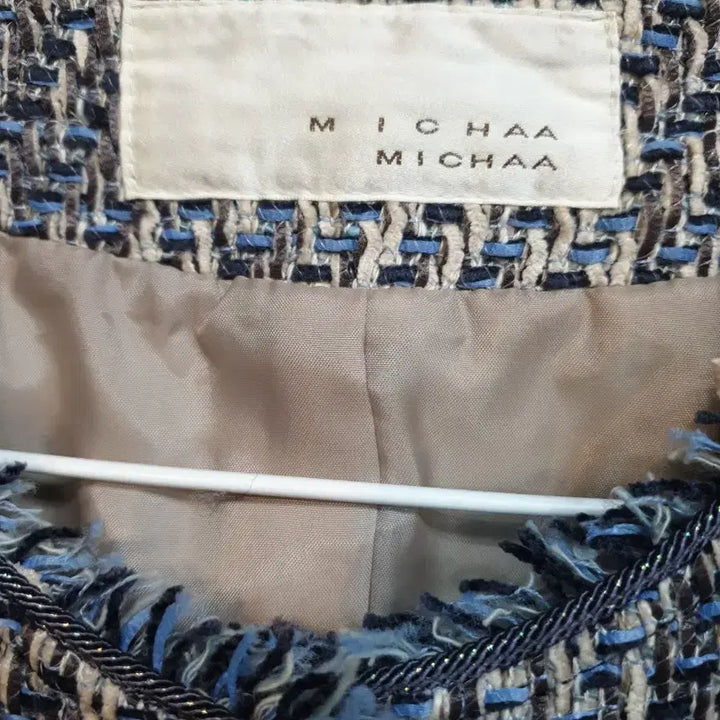 [BUNJANG] MICHAA Blue Tweed Jacket / MICHAA미샤 블루트위드 자켓(정품)55