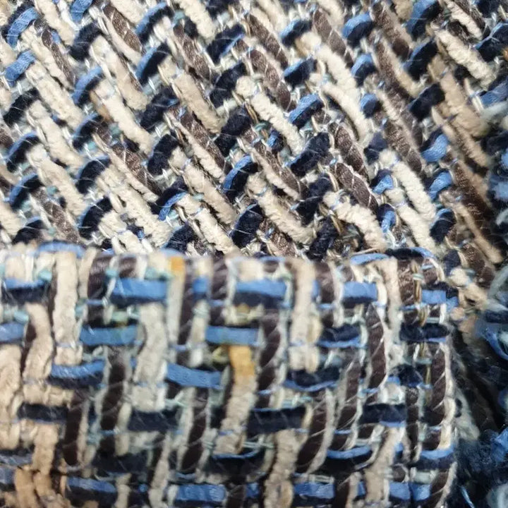 [BUNJANG] MICHAA Blue Tweed Jacket / MICHAA미샤 블루트위드 자켓(정품)55