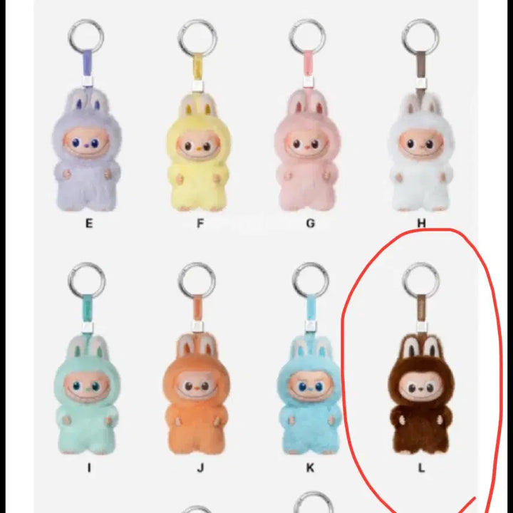 [BUNJANG] Labubu Keyring / 라부부 L