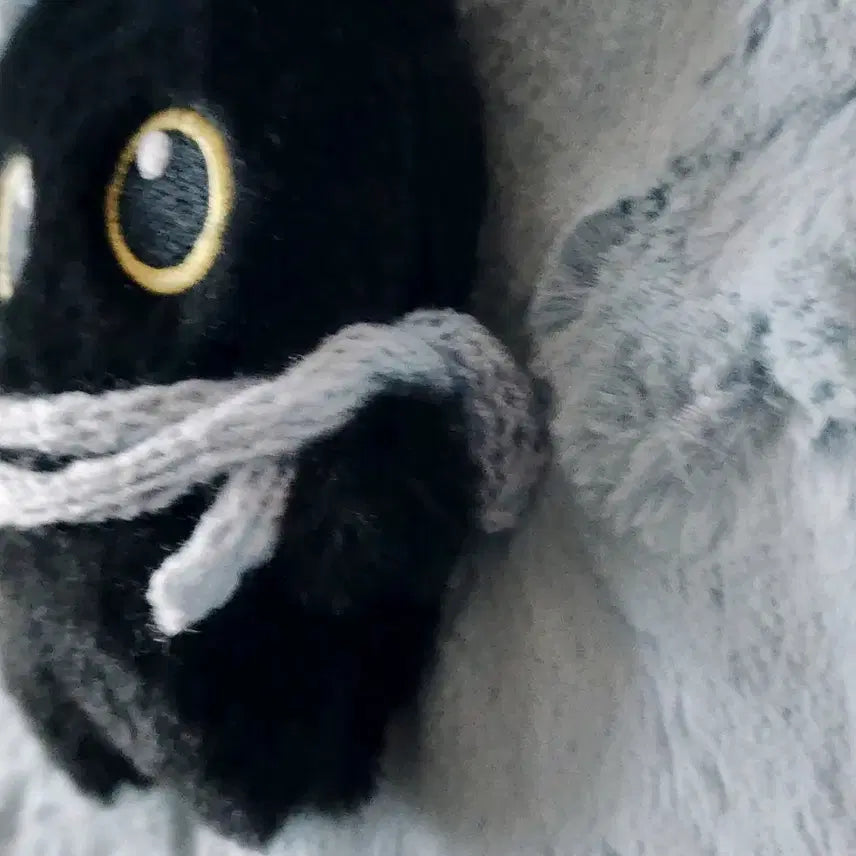 [BUNJANG] Black Cat Keyring / 까만 고양이 키링