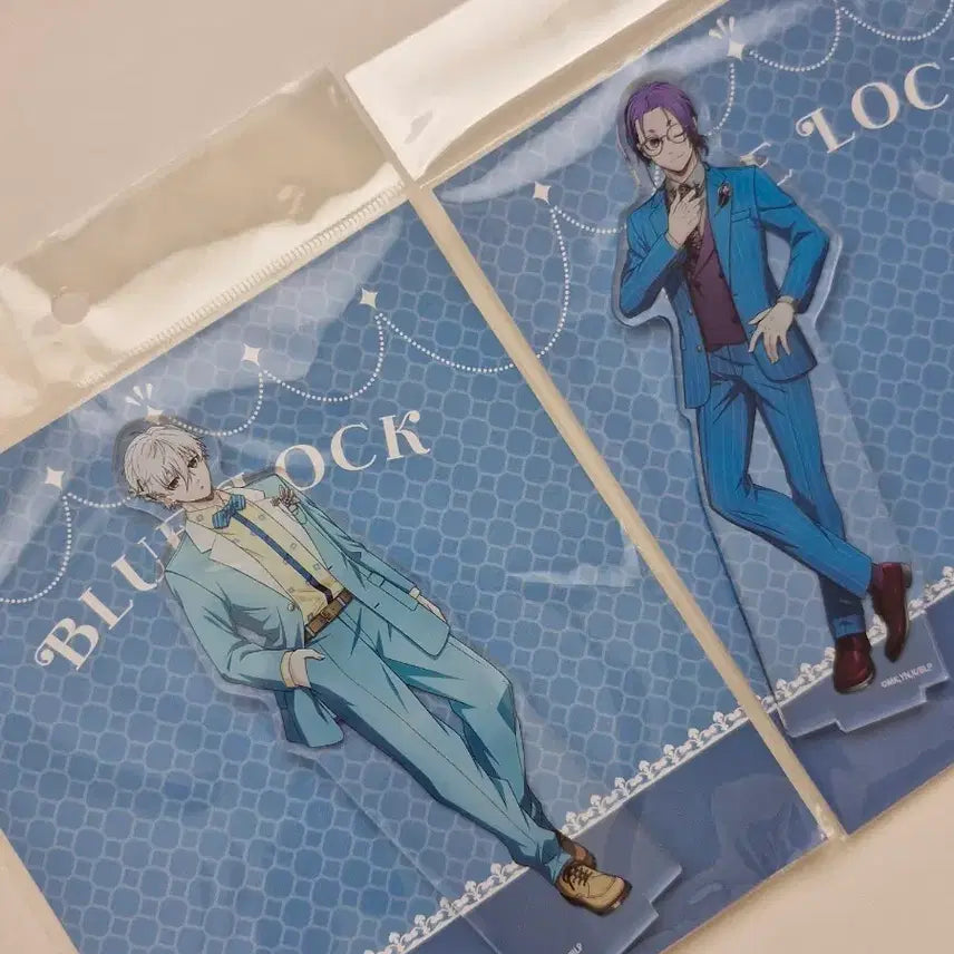 [BUNJANG] Blue Lock Nagi & Leo Dresscode Acrylic Stand / 블루록 나기 레오 드레스코드 블루 아크릴 판매 양도