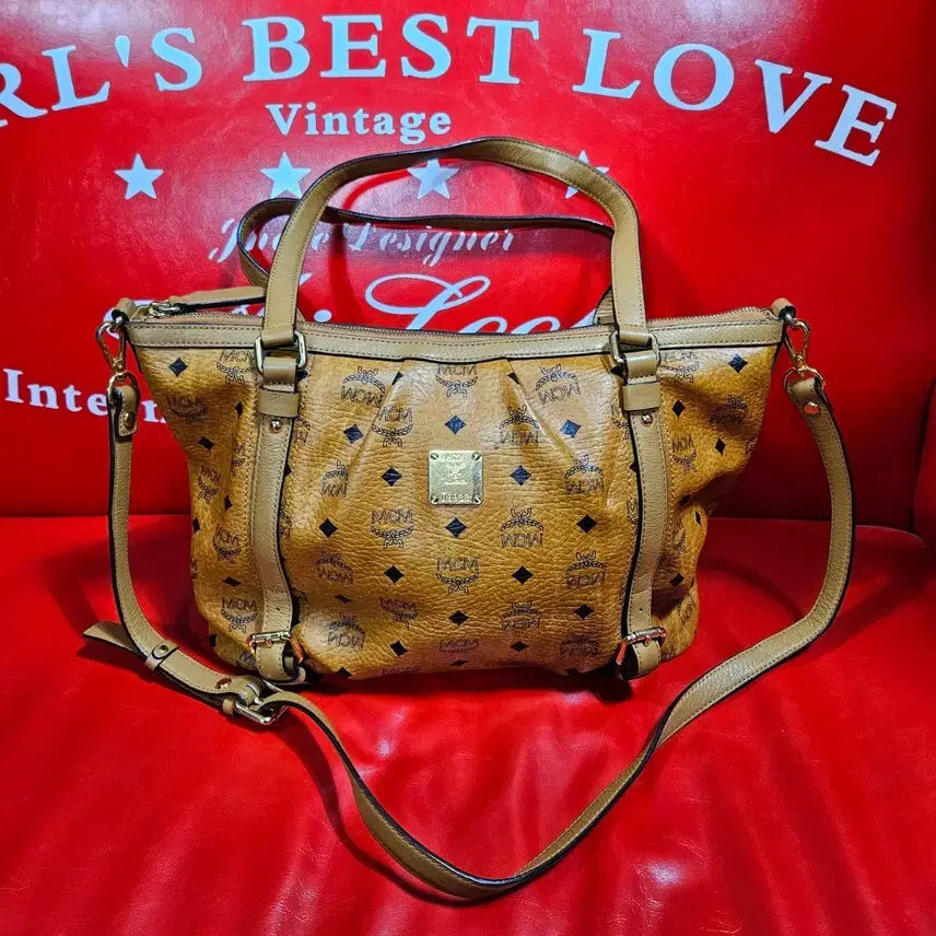 [BUNJANG] MCM Visetos Shoulder Crossbody Bag / 엠씨엠(MCM) 비세토스 숄더 크로스백