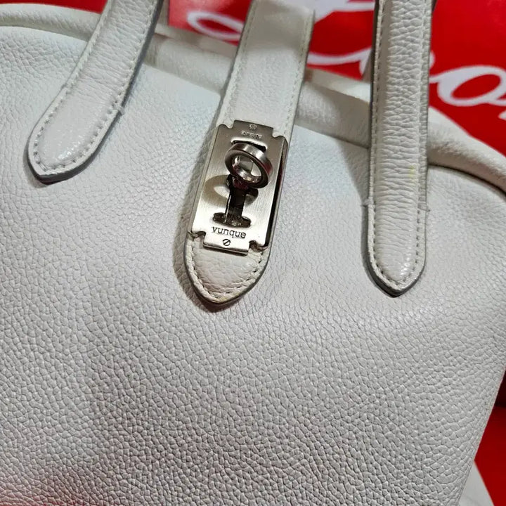 [BUNJANG] Vunque Mini White Tote Bag / 분크(Vunque) 미니 화이트 토트백 사이즈 *27 17 14