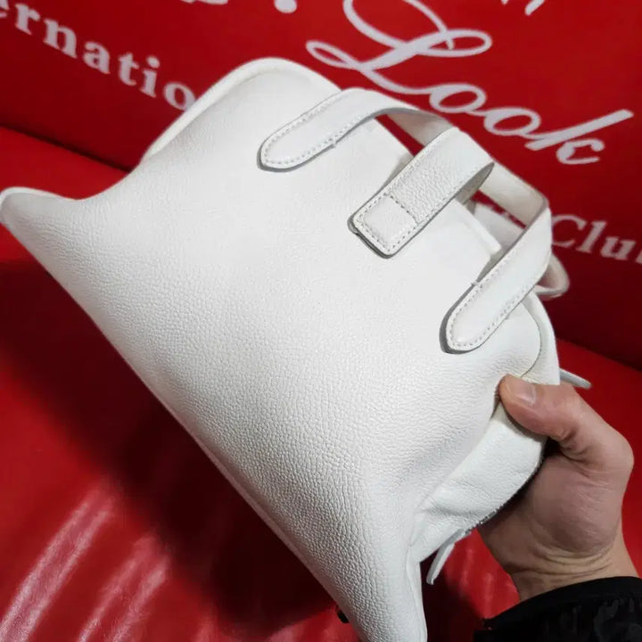 [BUNJANG] Vunque Mini White Tote Bag / 분크(Vunque) 미니 화이트 토트백 사이즈 *27 17 14