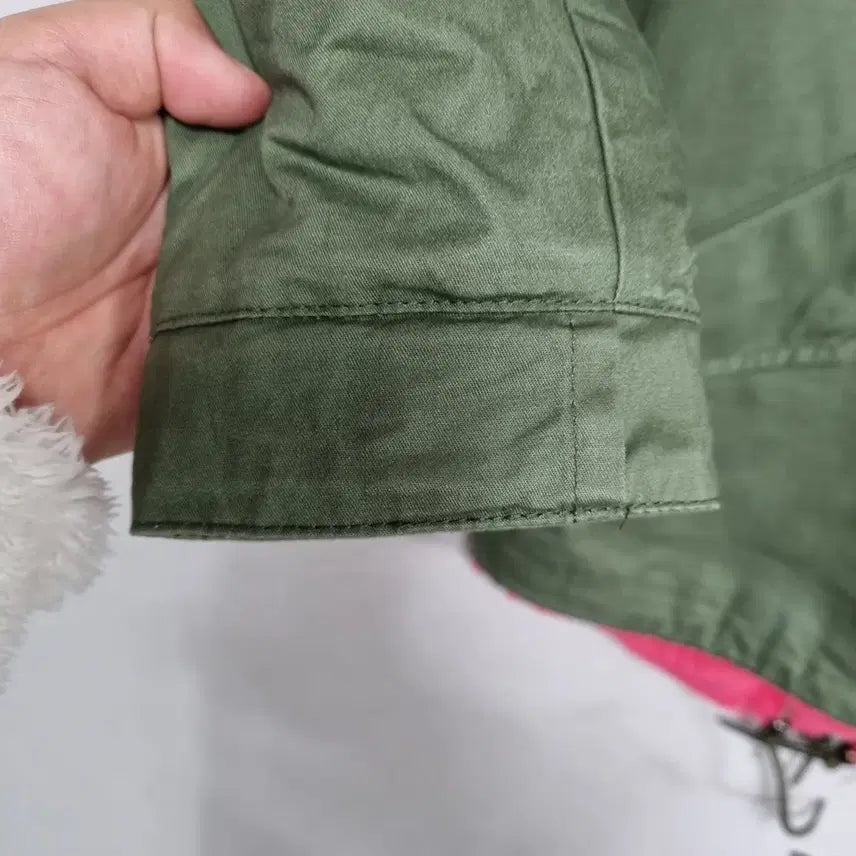 [BUNJANG] Mister & Mrs. Hooded Parka Jacket (Kids 5-6 Years) / ㅡ 미스터앤미서스 후드퍼 야상 아동5-6세ㅡ0121