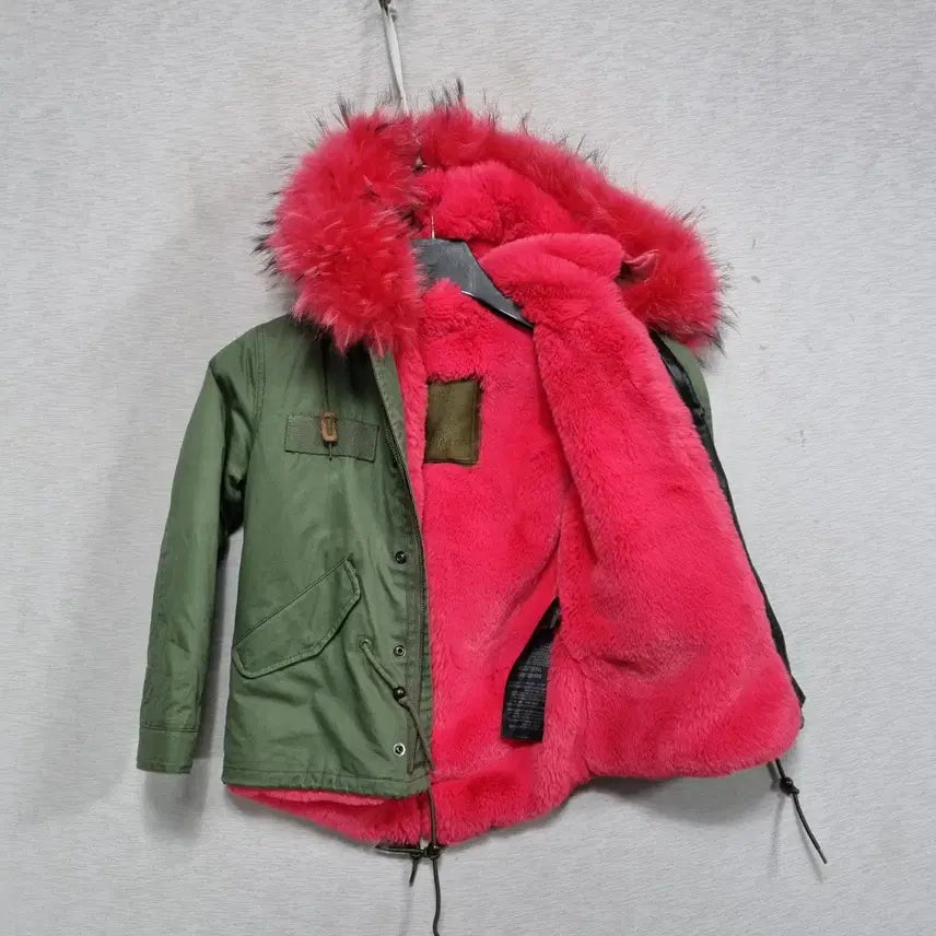 [BUNJANG] Mister & Mrs. Hooded Parka Jacket (Kids 5-6 Years) / ㅡ 미스터앤미서스 후드퍼 야상 아동5-6세ㅡ0121