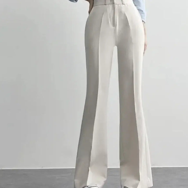 [BUNJANG] Generic Pants Cream S / 부츠컷 슬랙스