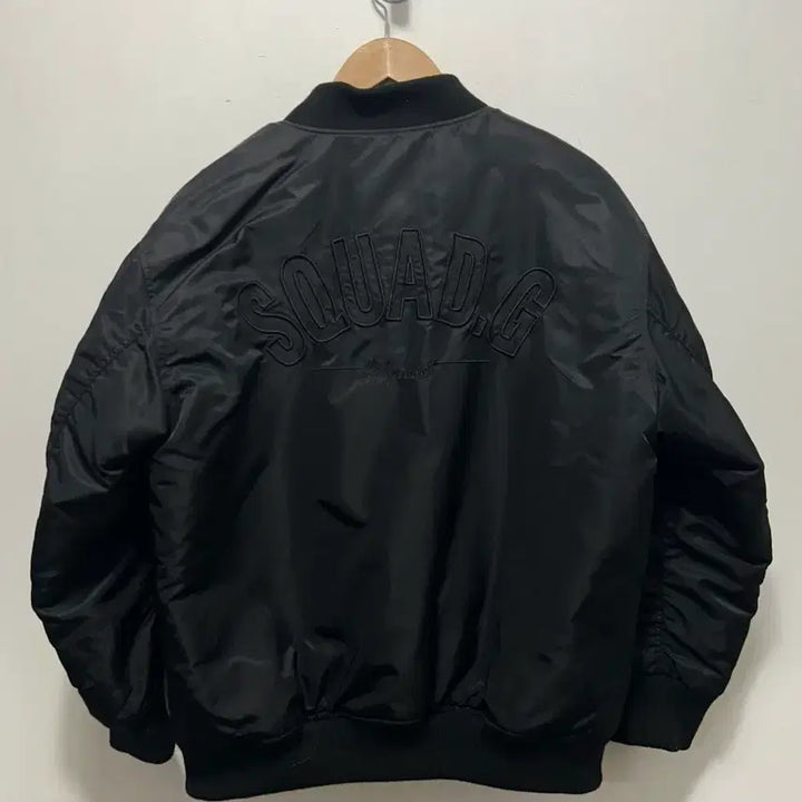 [BUNJANG] H Connect MA-1 Bomber Jacket 95 Size / H커넥트 블랙 MA-1 항공점퍼 누빔 95사이즈