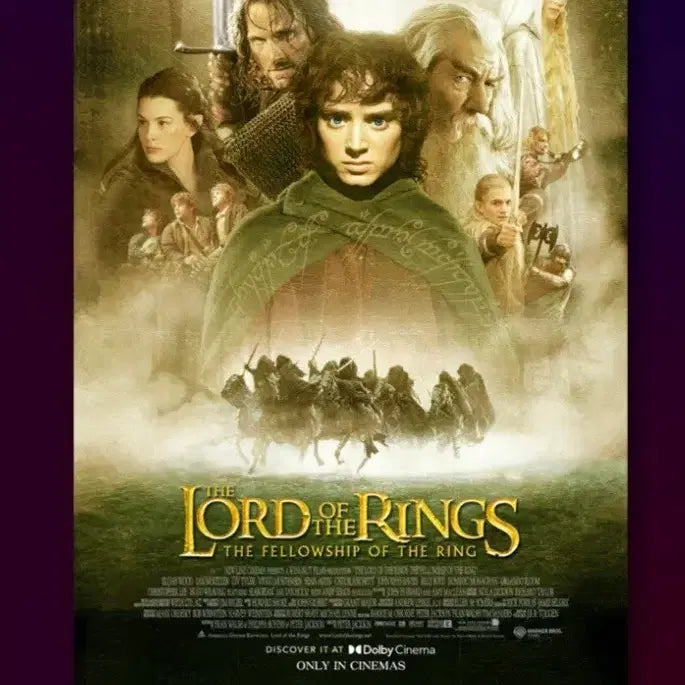 [BUNJANG] Lord of the Rings Trilogy Dolby Poster Set / 반지의 제왕 3부작,트릴로지 돌비 포스터4종 세트 판매