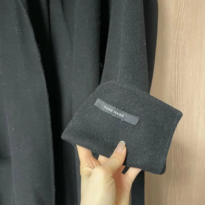 [BUNJANG] Dabagirl Black Handmade Long Coat / 다바걸 블랙 핸드메이드 롱코트 코트