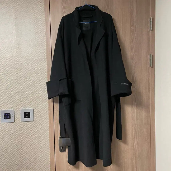 [BUNJANG] Dabagirl Black Handmade Long Coat / 다바걸 블랙 핸드메이드 롱코트 코트