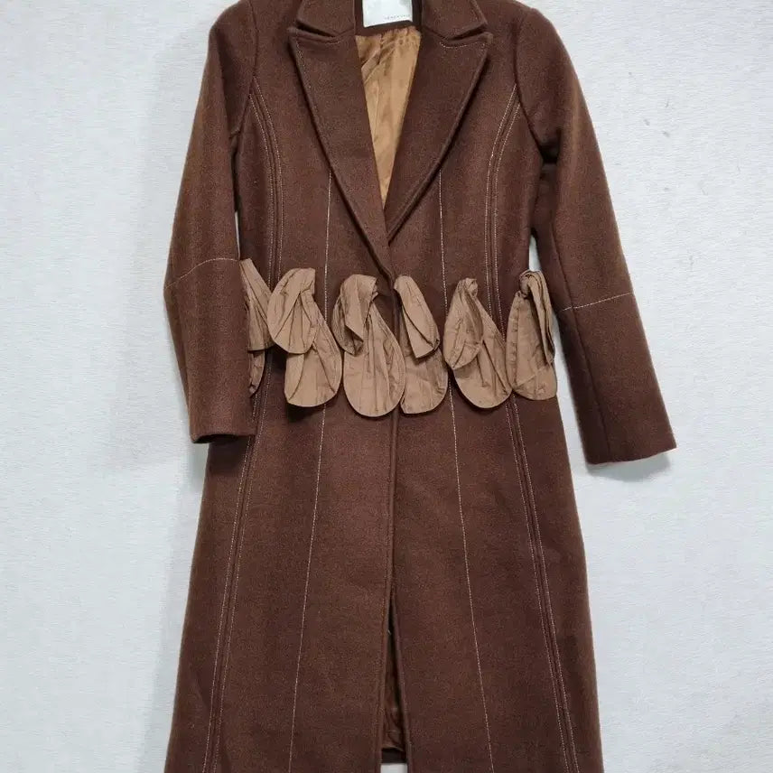 [BUNJANG] Leni Bon Wool Coat / 레니본 모직코트 가슴둘레 85ㅡ0121