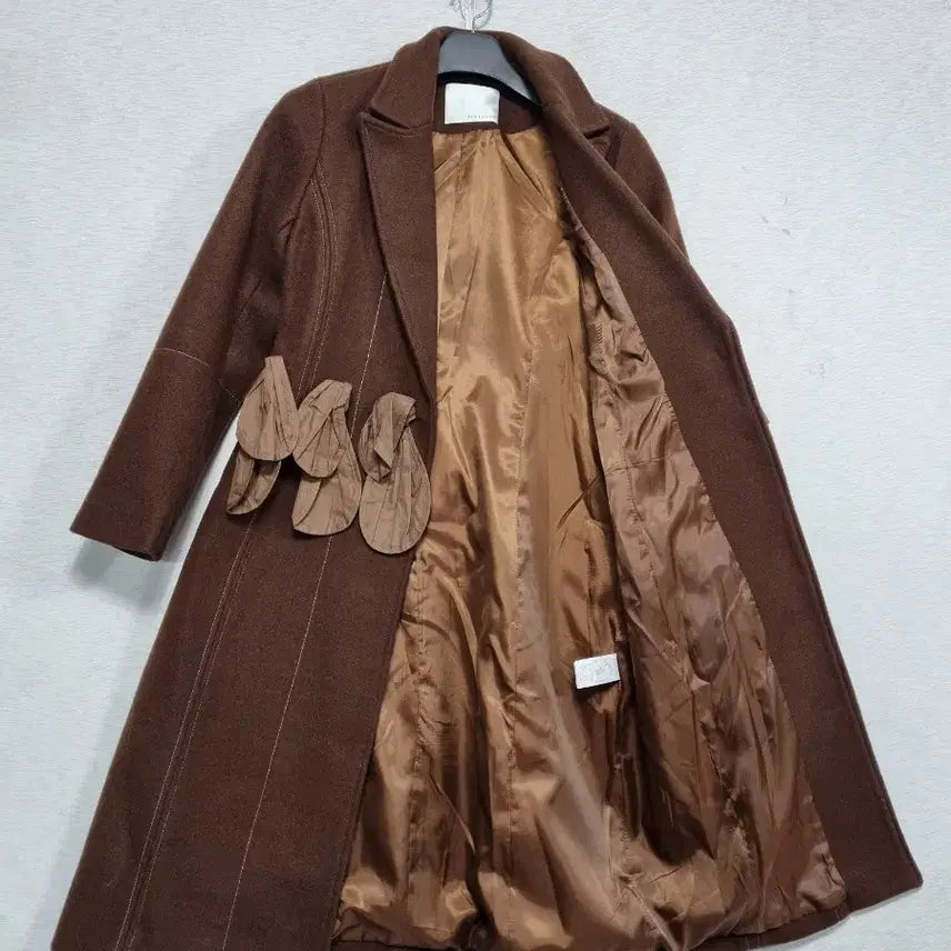 [BUNJANG] Leni Bon Wool Coat / 레니본 모직코트 가슴둘레 85ㅡ0121