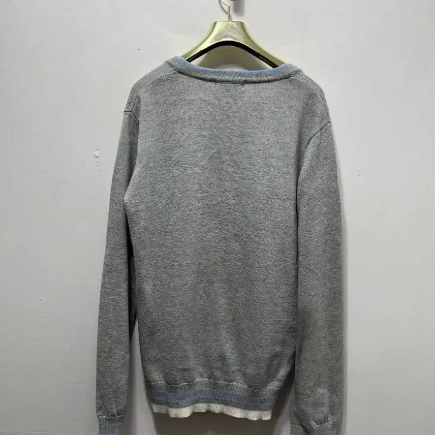 [BUNJANG] Hazzys Gray V-Neck Cardigan (Size S) / 헤지스 그레이 V넥 가디건 S