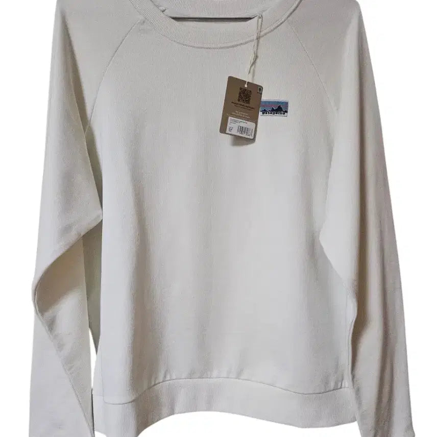 [BUNJANG] Patagonia White Sweatshirt (Size M) / 파타고니아 화이트 맨투맨 티셔츠 m사이즈(새옷)