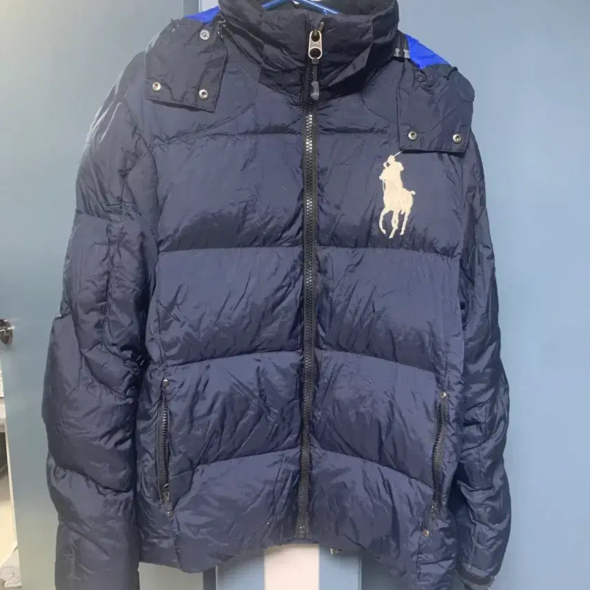 [BUNJANG] Polo Big Pony Padded Jacket (Size M) / 폴로 빅 포니 패딩 M