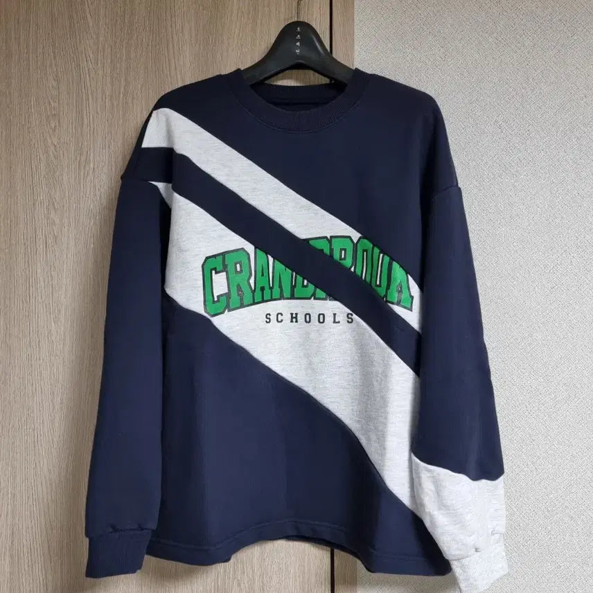 [BUNJANG] JePyung Lime Studio Diagonal Long Sleeve T-shirt / 제평 라임스튜디오 사선 티셔츠