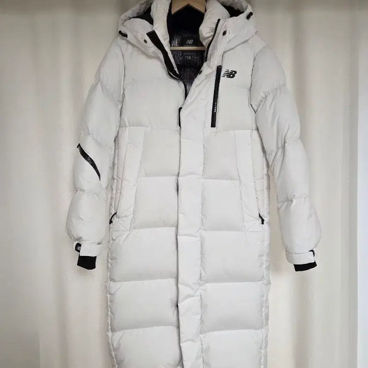[BUNJANG] New Balance White Long Padding / 뉴발란스 화이트 롱패딩